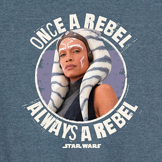 Once A Rebel Ahsoka Womens Scoop Neck Sleeveless Star Wars Tank Top