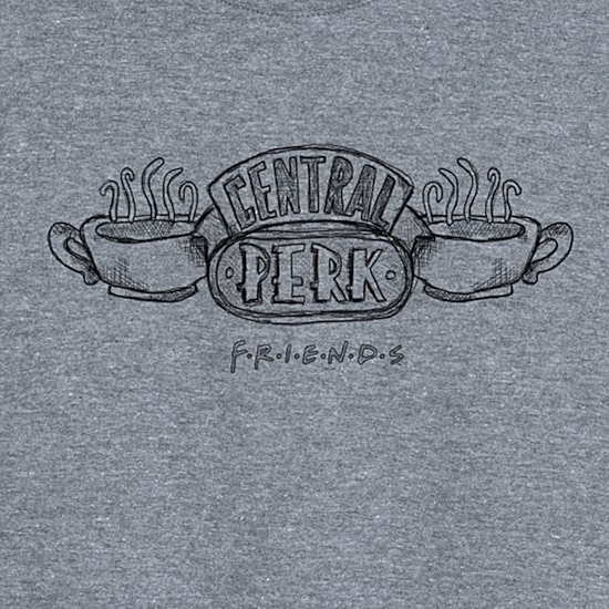 Central Perk Logo Womens Crew Neck Sleeveless Friends Tank Top