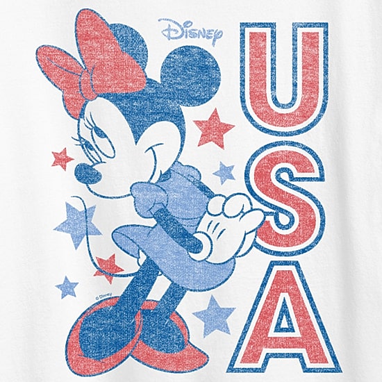 Womens Crew Neck Short Sleeve Classic Fit Minnie Mouse Graphic T-Shirt