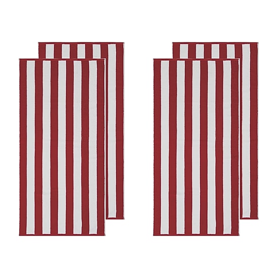 Oceanfront Resort Classic Cabana Stripe 4-pc. Beach Towel