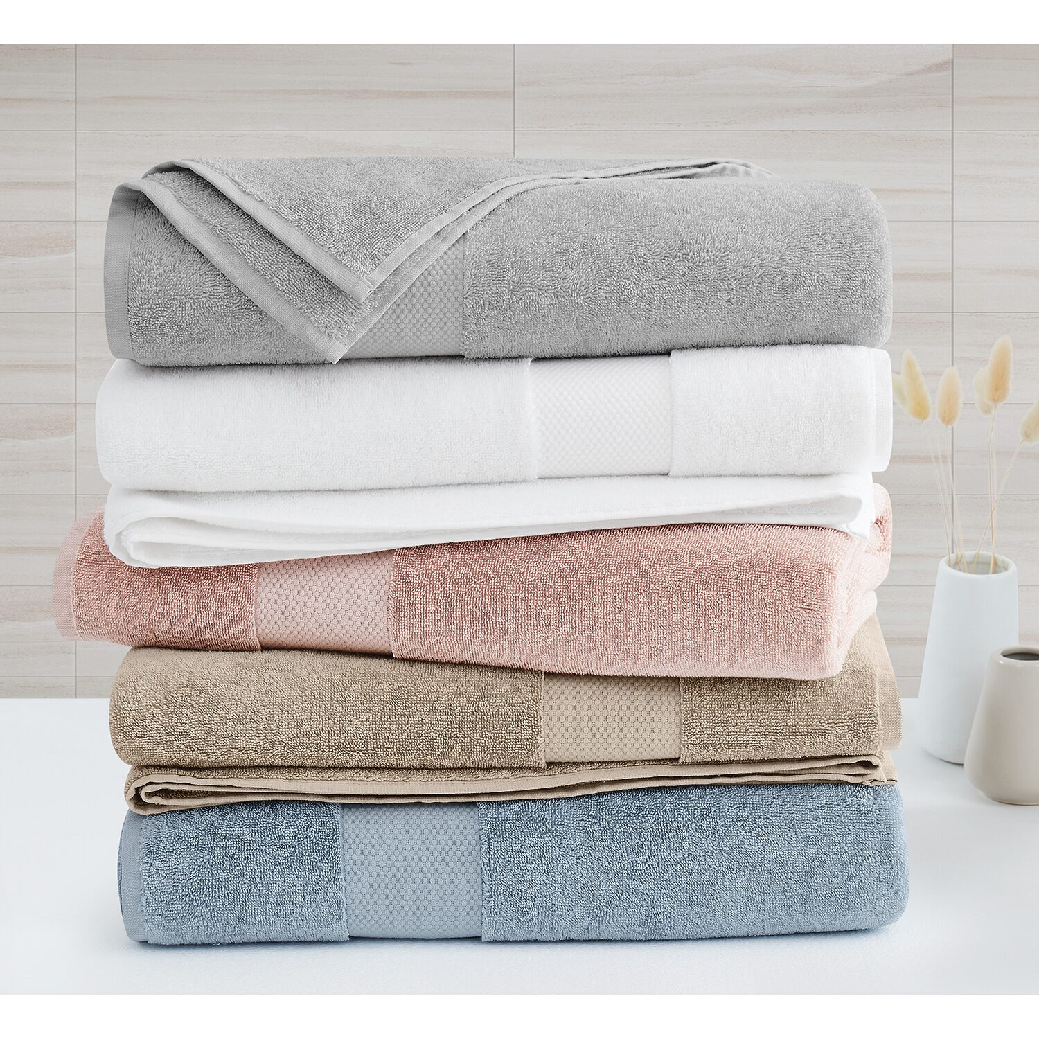 BORGHESE ROMA Oversized Luxe Turkish 6-pc. Bath Towel Set