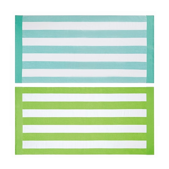 Oceanfront Resort Cabana Stripe Jacquard 2-pc. Beach Towel
