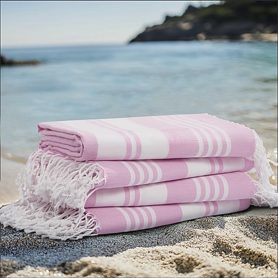 Oceanfront Resort Salty Stripe Turkish Sand Free 4-pc. Beach Towel