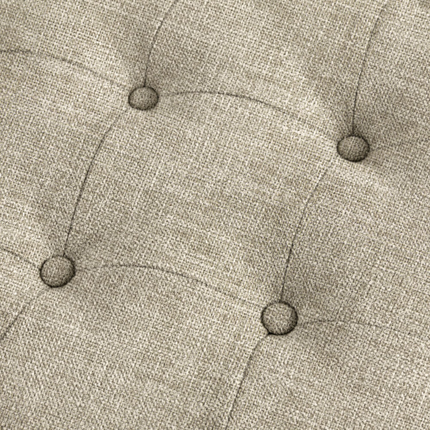 Martha Stewart Clara Tufted Upholstered Ottoman