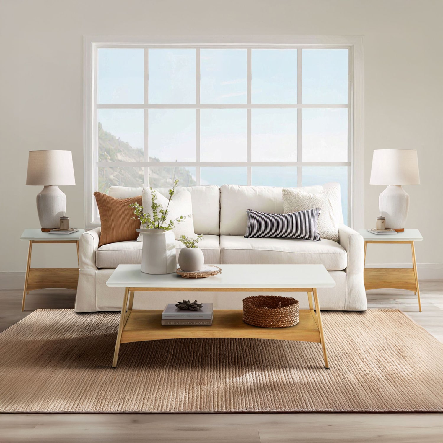 Madison Park Avalon Living Room Collection Storage Coffee Table