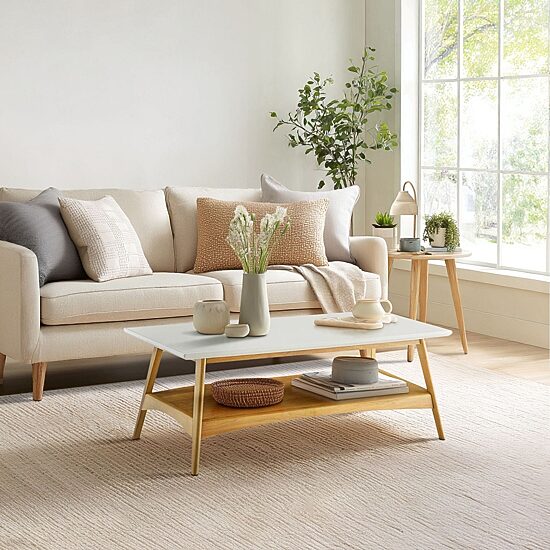 Madison Park Avalon Living Room Collection Storage Coffee Table