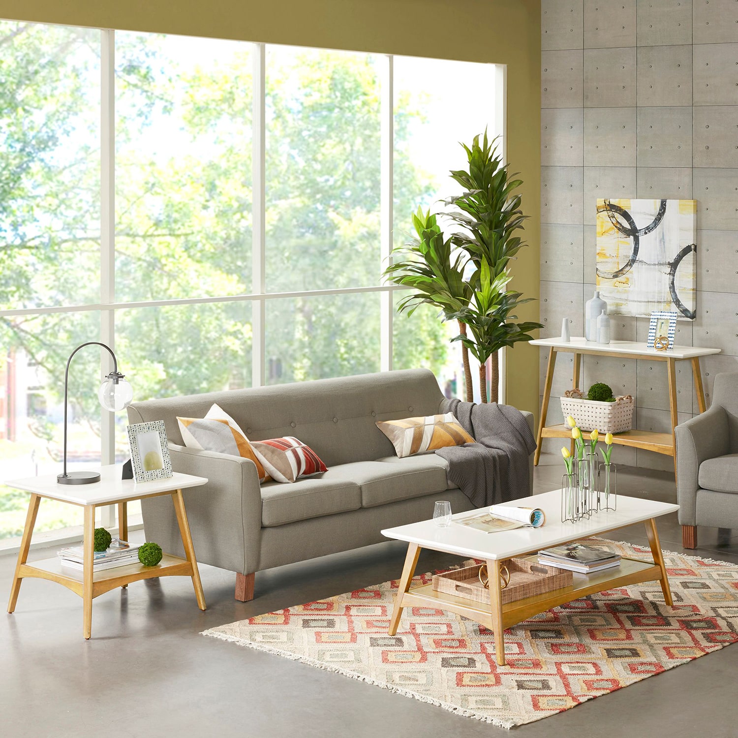 Madison Park Avalon Living Room Collection Storage Coffee Table