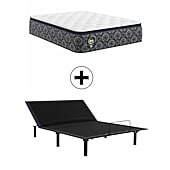 The Serta Perfect Sleeper Mondale 14" Plush Pillow Top - Mattress + Adjustable Base