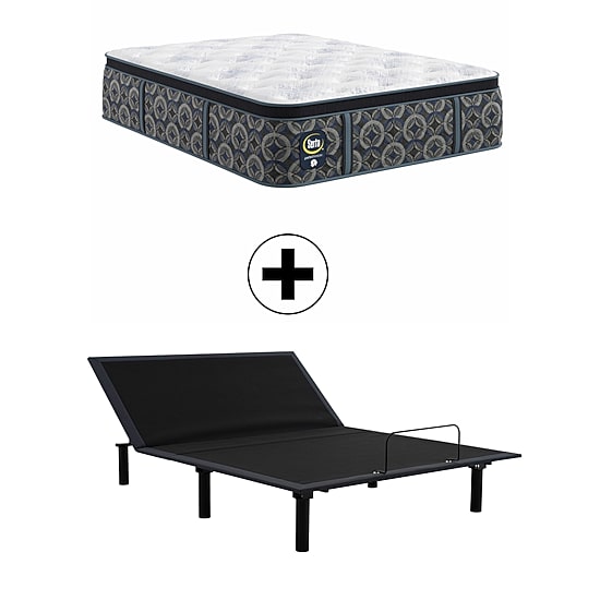The Serta Perfect Sleeper Autumndale 15" Plush Pillow Top - Mattress + Adjustable Base