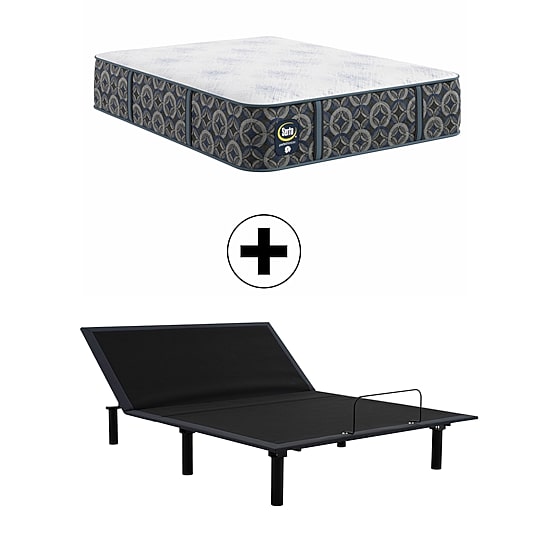 The Serta Perfect Sleeper Morningdale Hybrid 14.5" Firm Tight Top - Mattress + Adjustable Base