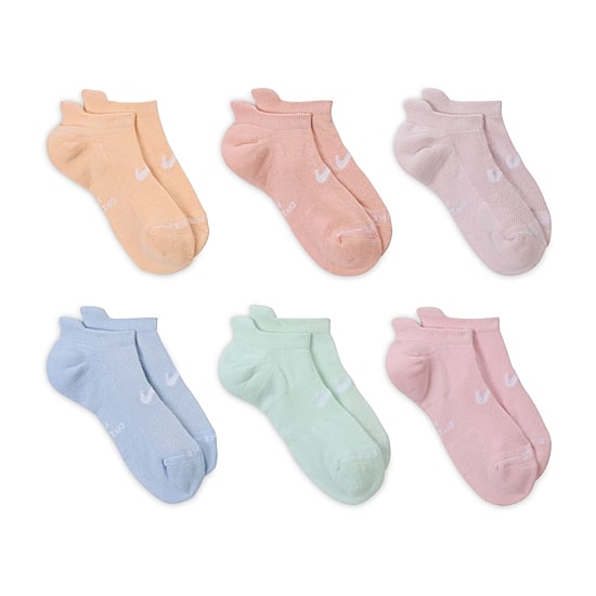Nike Womens 6 Pair No Show Socks