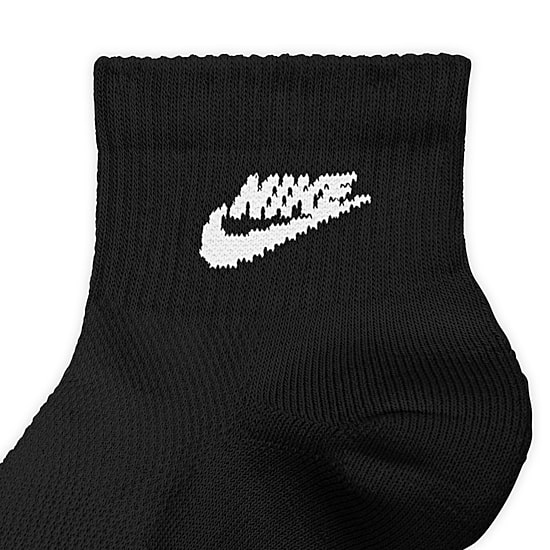 Nike Everyday Elevated Unisex Adult 3 Pair Quarter Ankle Socks