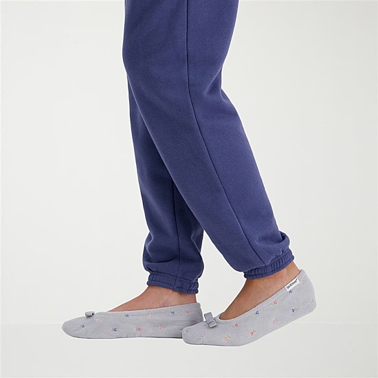 Isotoner Microterry Womens Ballerina Slippers