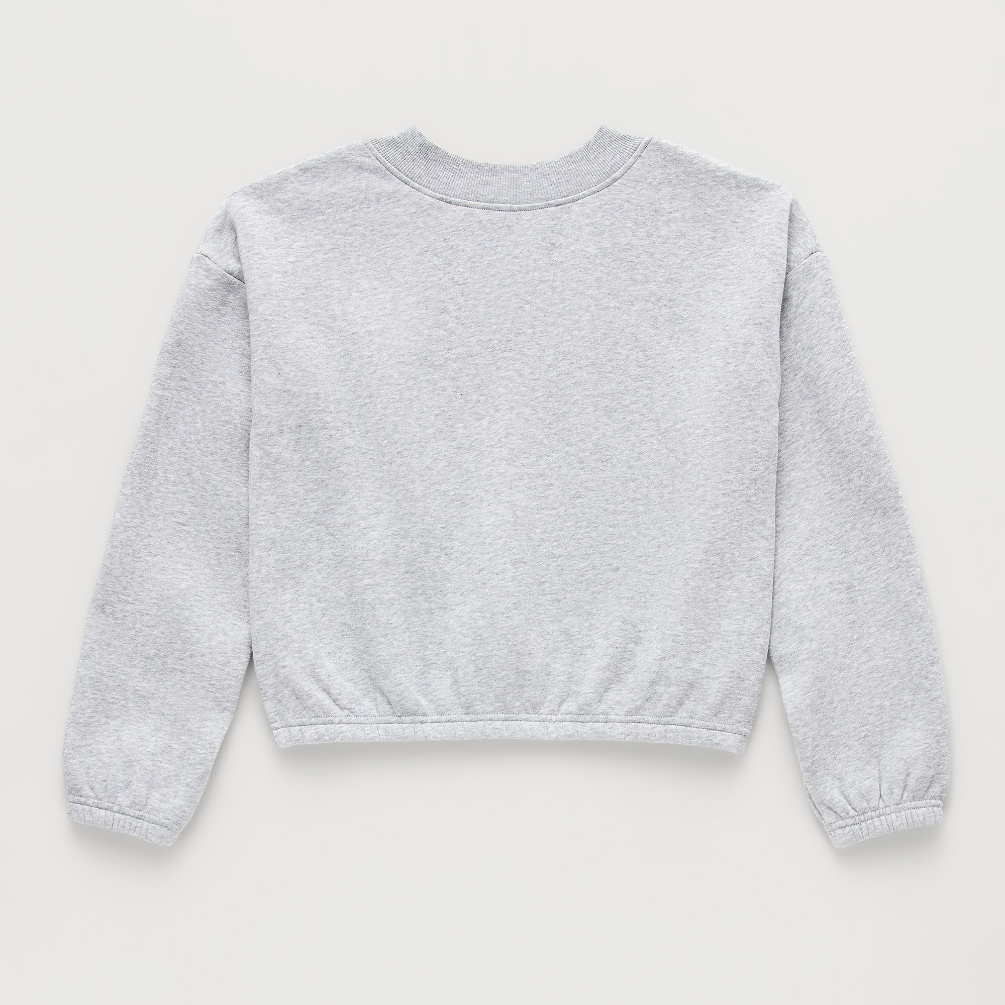Thereabouts Little & Big Kid Girls V Neck Fleece Embroidered Long Sleeve Sweatshirt