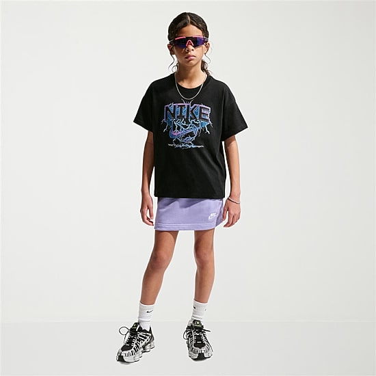 Nike Big Kid Unisex Crew Neck Short Sleeve Regular Fit Graphic T-Shirt