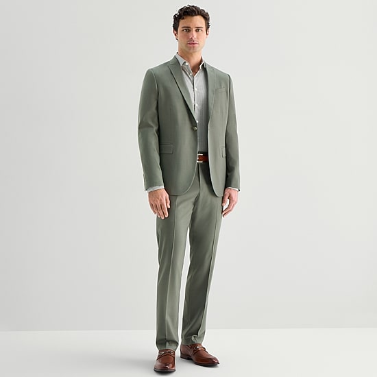 J. Ferrar Ultra Comfort Mens Stretch Fabric Slim Fit Suit Separates