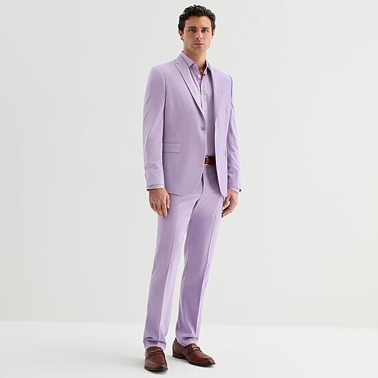 J. Ferrar Ultra Comfort Mens Slim Fit Suit