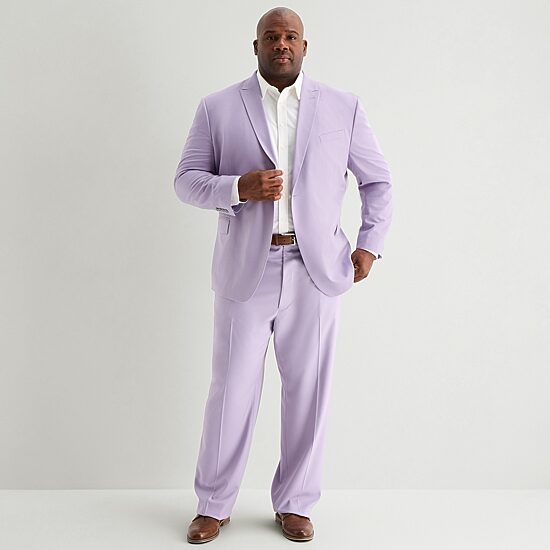 J. Ferrar Ultra Comfort Mens Big and Tall Suit Separates