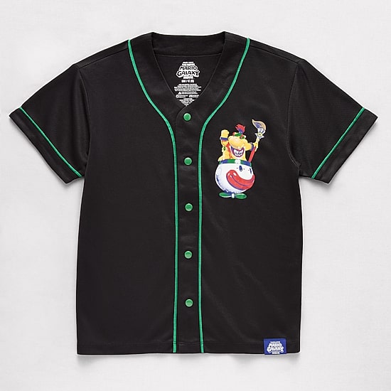 Little & Big Kid Boys V Neck Super Mario Bowser Short Sleeve Jersey