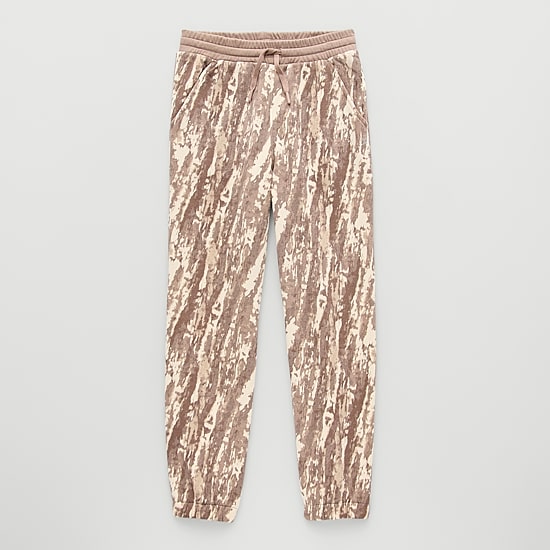 Xersion Little & Big Kid Boys Cinched Mid Rise Regular Fit Fleece Jogger Pant