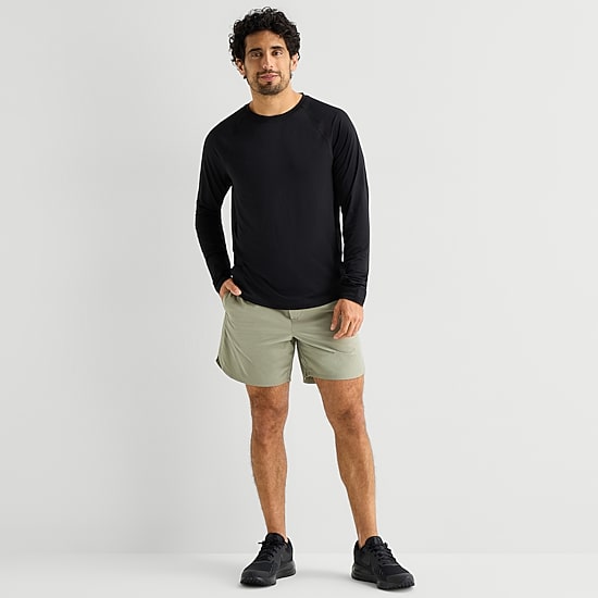 Xersion Mens Crew Neck Long Sleeve Quick Dry T-Shirt