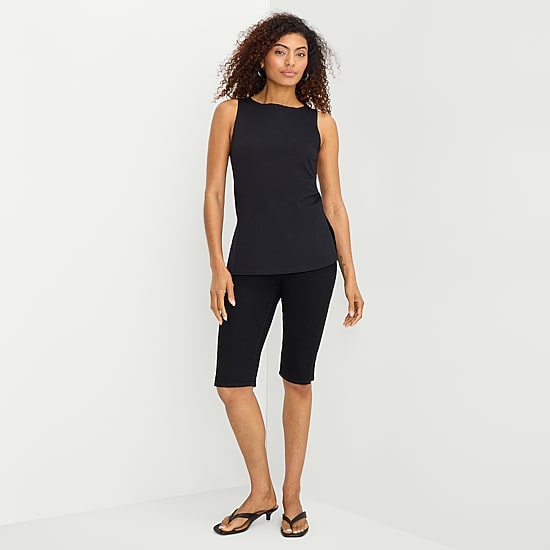 A.N.A Womens Round Neck Sleeveless Tank Top