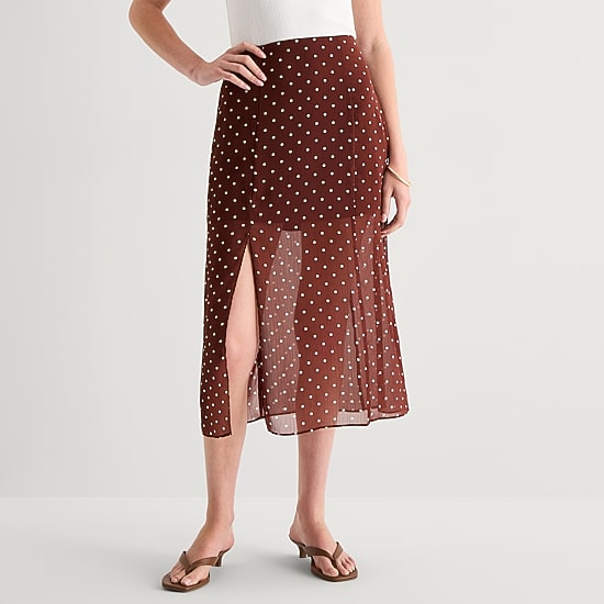 a.n.a Womens Midi Pencil Skirt