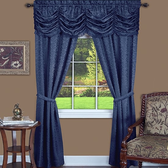 Panache Rod Pocket Light-Filtering Curtain Panel