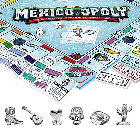 Late For The Sky Mexico-Opoly: Spanish Board Game Board Game