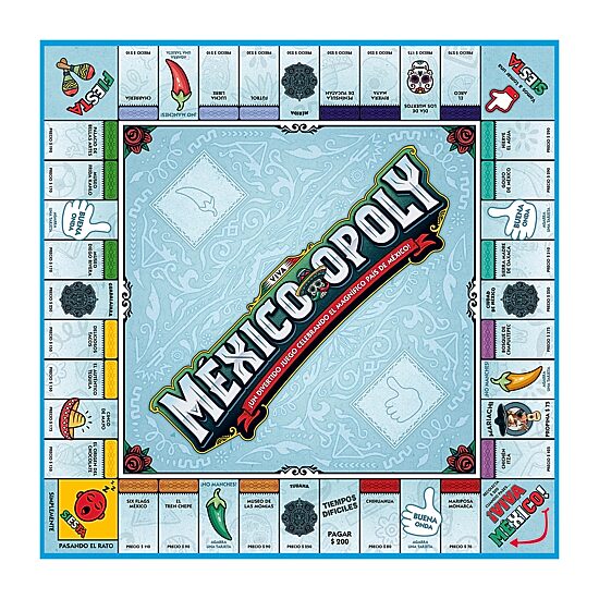 Late For The Sky Mexico-Opoly: Spanish Board Game Board Game