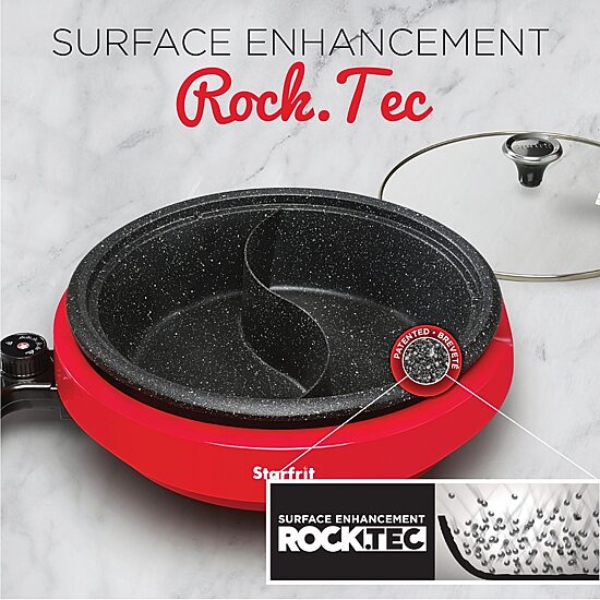 THE ROCK by Starfrit Dual-Sided 3.2-qt. Electric Hot Pot