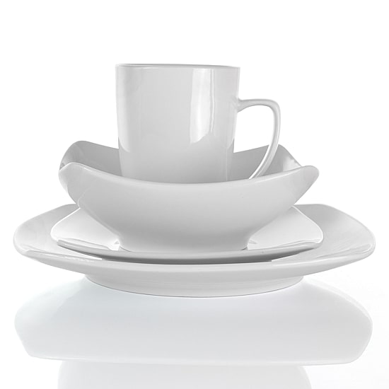 Elama Hayes 16-pc. Porcelain Dinnerware Set