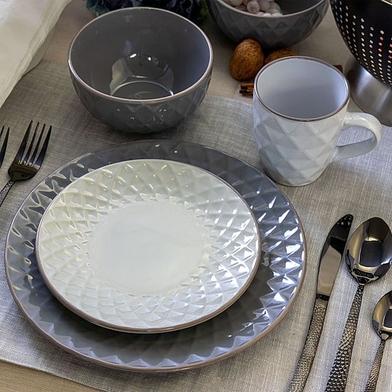 Elama Tahitian 16-pc. Stoneware Dinnerware Set