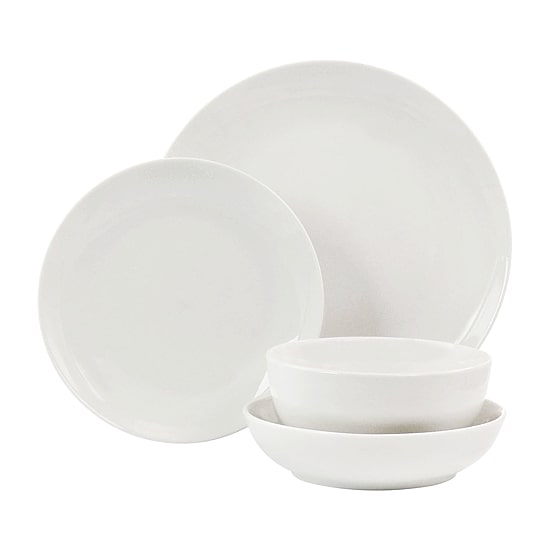Elama Camellia 16-pc. Porcelain Dinnerware Set