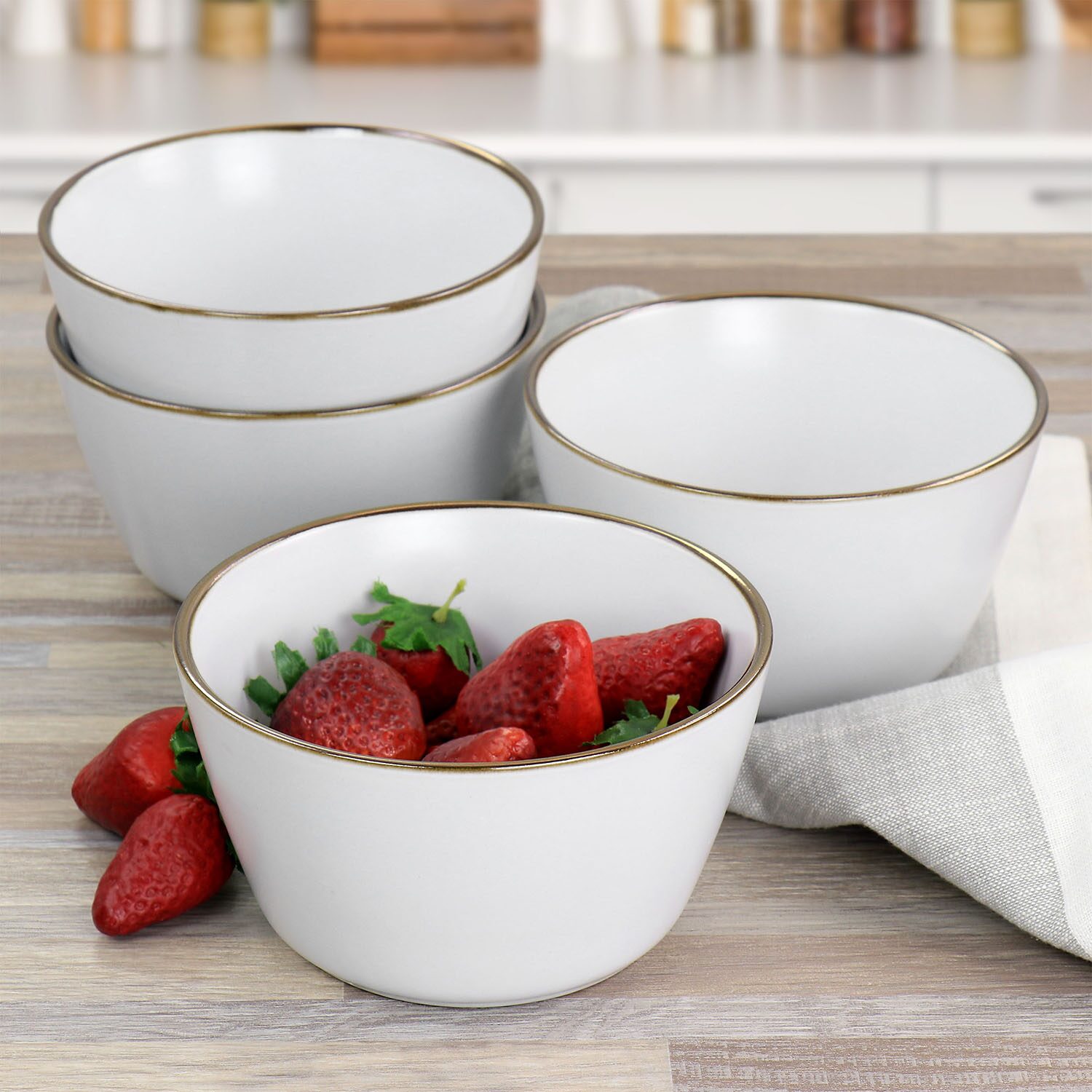 Elama Arthur 6-pc. Stoneware Dinnerware Set