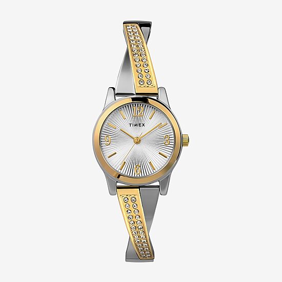 Timex Womens Silver Tone Stainless Steel Expansion Watch Tw2v69700jt