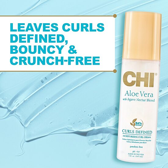 CHI Styling Aloe Vera With Agave Moisturizing Curl Hair Cream 5 oz.
