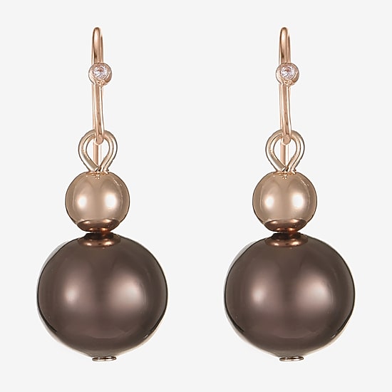 Liz Claiborne Womens Round Drop Earrings