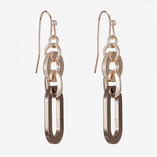 Liz Claiborne Link Womens Drop Earrings