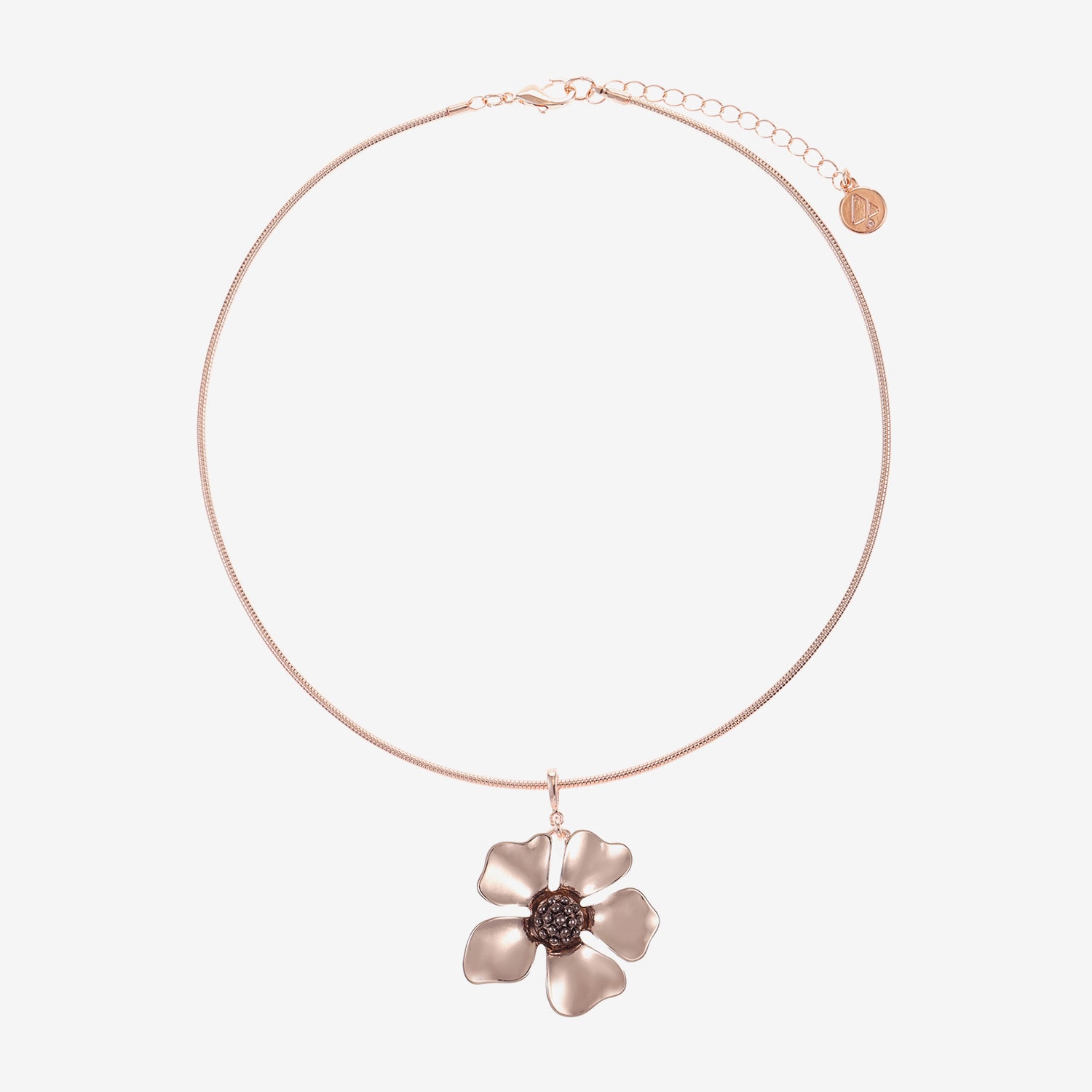 Liz Claiborne Womens Flower 17 Inch Pendant Necklace