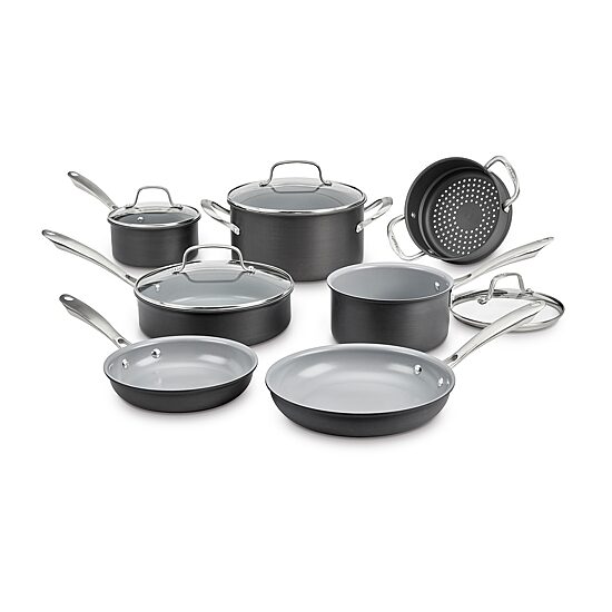 Cuisinart Greengourmet Complete Hard Anodized 11-pc. Cookware Set