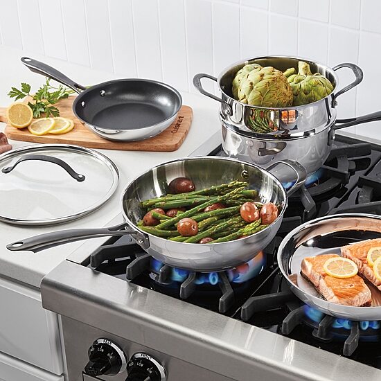 Cuisinart Pure Radiance Stainless Steel 11-pc. Cookware Set