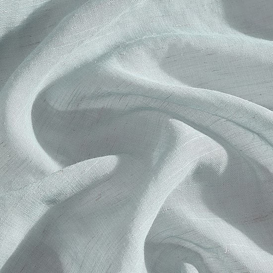 Threadmade Vienna Tie Top Sheer Single Curtain Panel