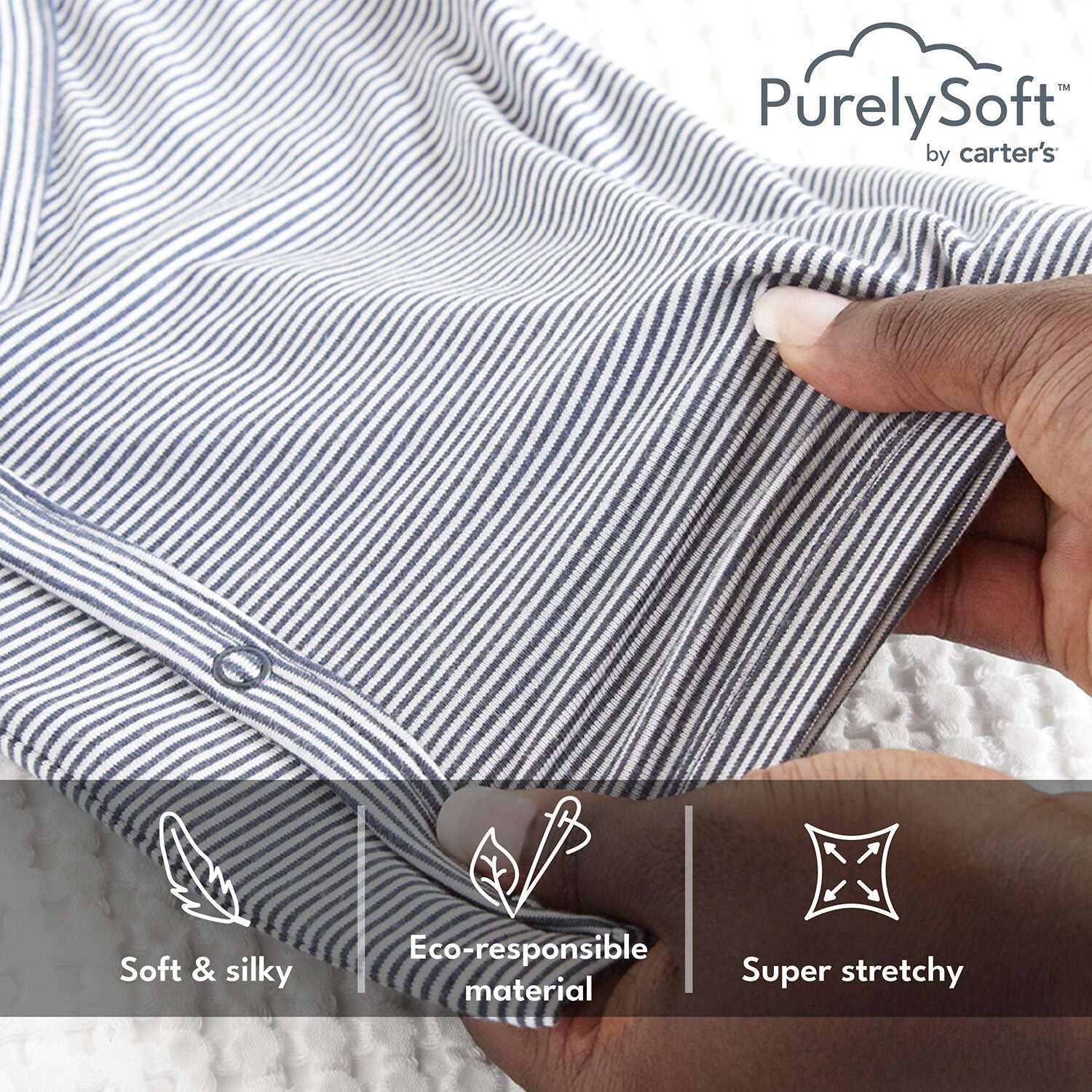 Carter's Purelysoft Baby Girls Floral Sleep and Play
