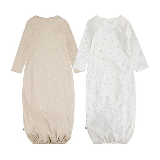 Huggies Baby Boys Crew Neck Long Sleeve 2-pc. Nightgown