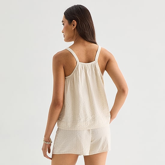 A.N.A Womens Scoop Neck Sleeveless Tank Top