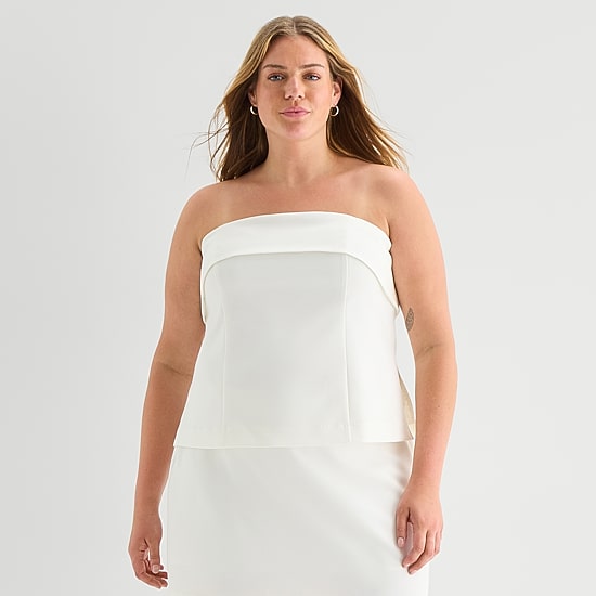 A.N.A Womens Plus Tube Top