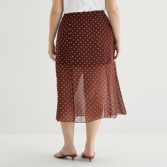 A.N.A Womens Plus Midi Pencil Skirt