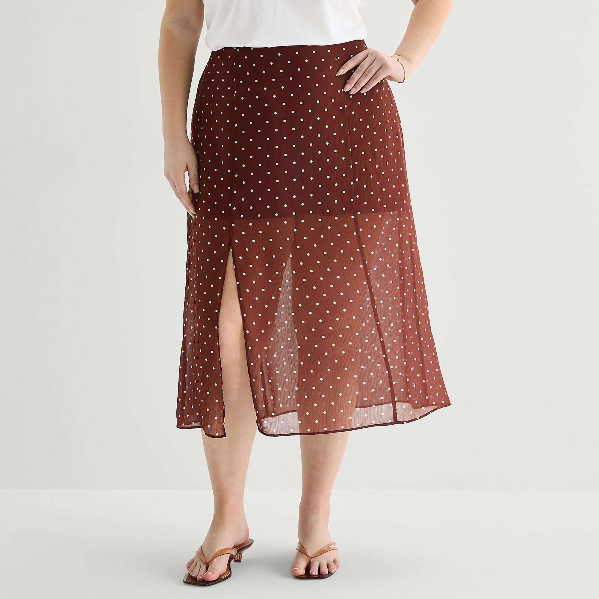 a.n.a Womens Plus Midi Pencil Skirt