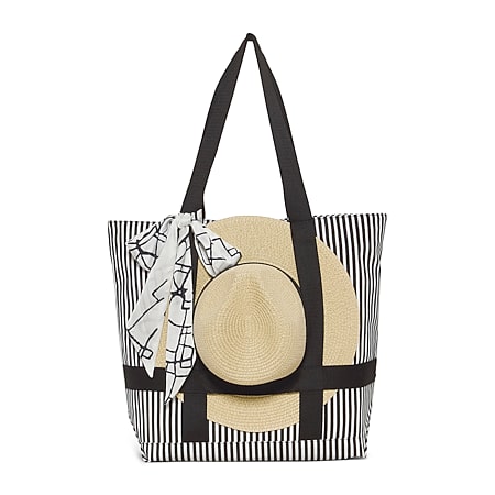 Mixit Vacay Tote Bag, Color: White - JCPenney